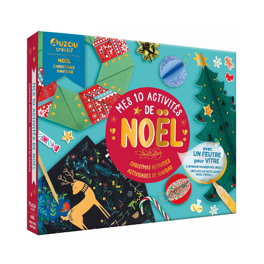 My Artistic Kit - My 10 Christmas Activities, AUZOU
