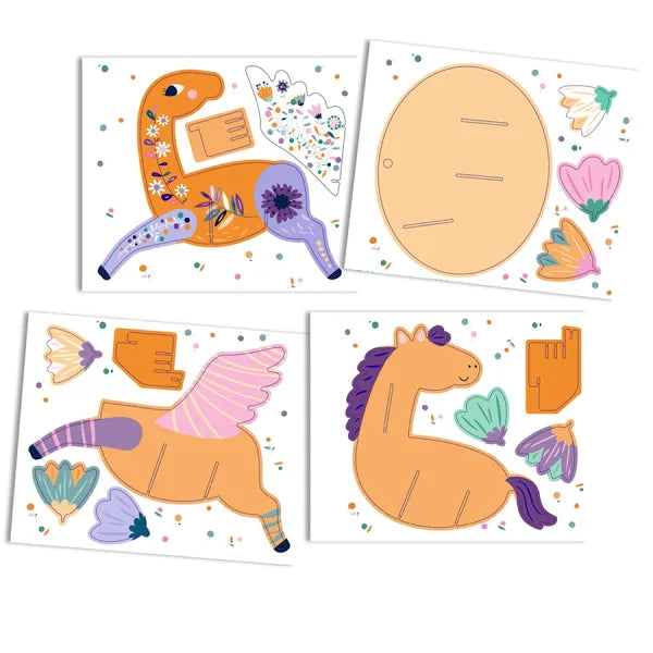 My Artistic Kit - My 3D Unicorn Decoration, AUZOU