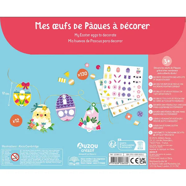 My Activity Pouch - My Easter Eggs to Decorate, AUZOU