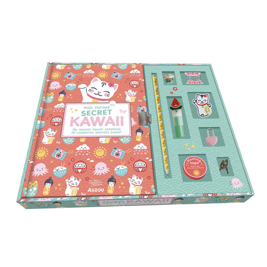My Creative Stationery - My Secret Kawaii Notebook, AUZOU