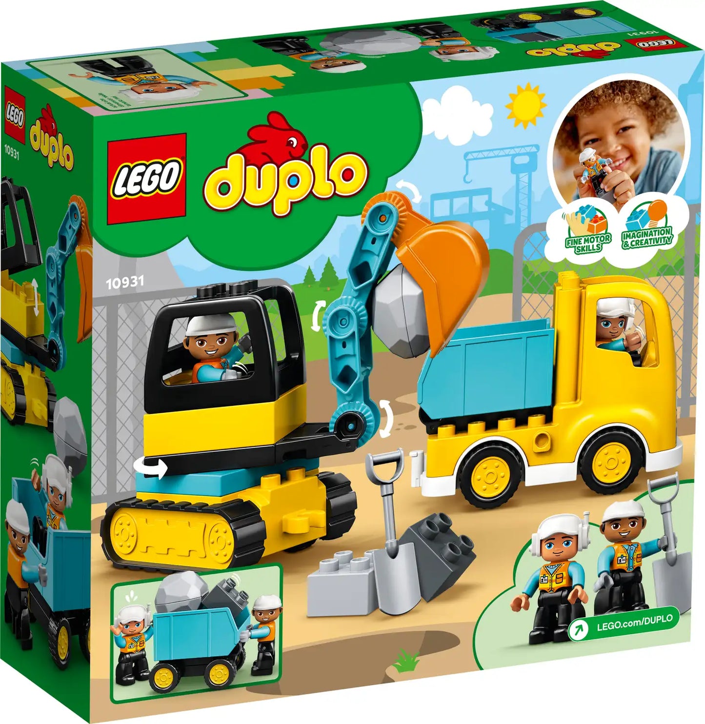 LEGO® DUPLO® Truck & Tracked Excavator 10931