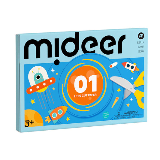 Level Up Brain Gamebook - Let's Cut Paper Level 1, Mideer