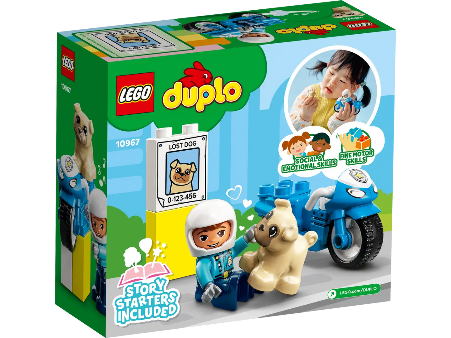 LEGO DUPLO Rescue Police Motorcycle 10967