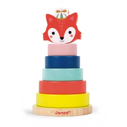 Baby Forest Fox Stacker (wood)
