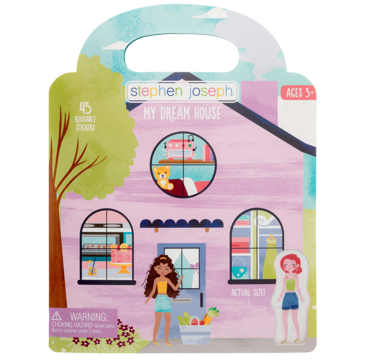 REUSABLE STICKER BOOK DREAM HOUSE