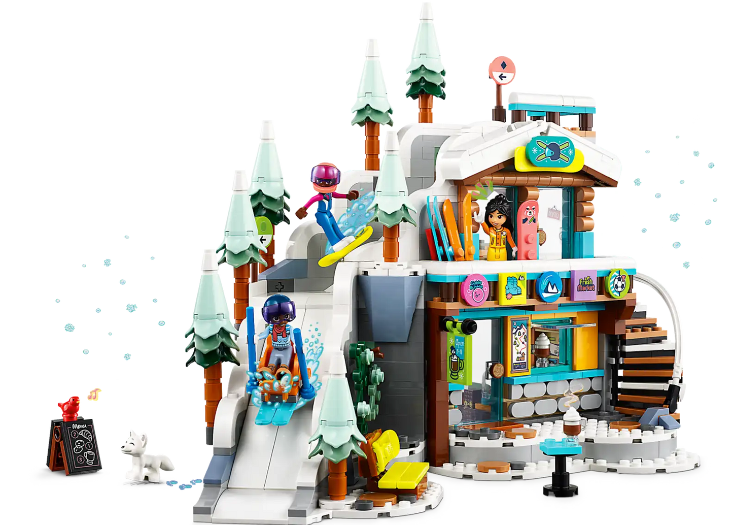 LEGO® Friends Holiday Ski Slope and Café 41756