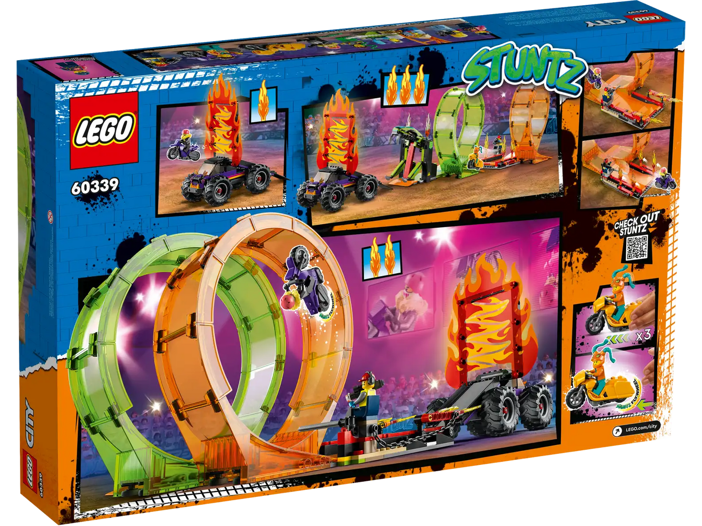 LEGO® City Double Loop Stunt Arena 60339