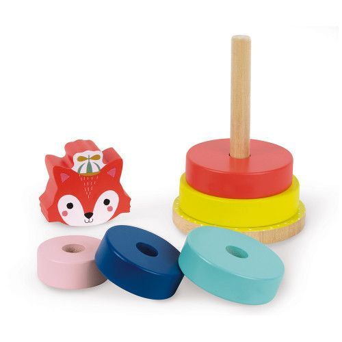 Baby Forest Fox Stacker (wood)