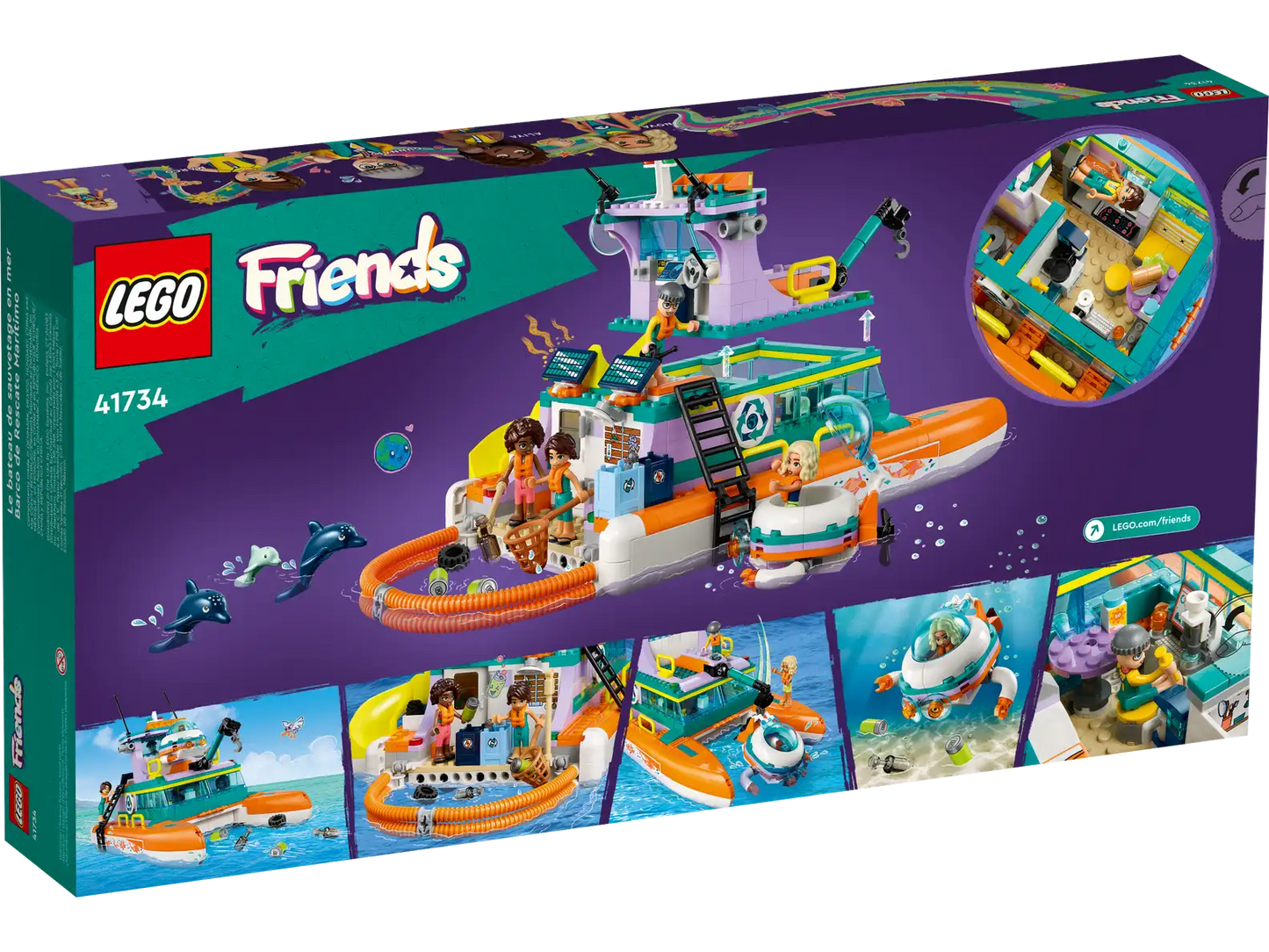 LEGO® Friends Sea Rescue Boat 41734