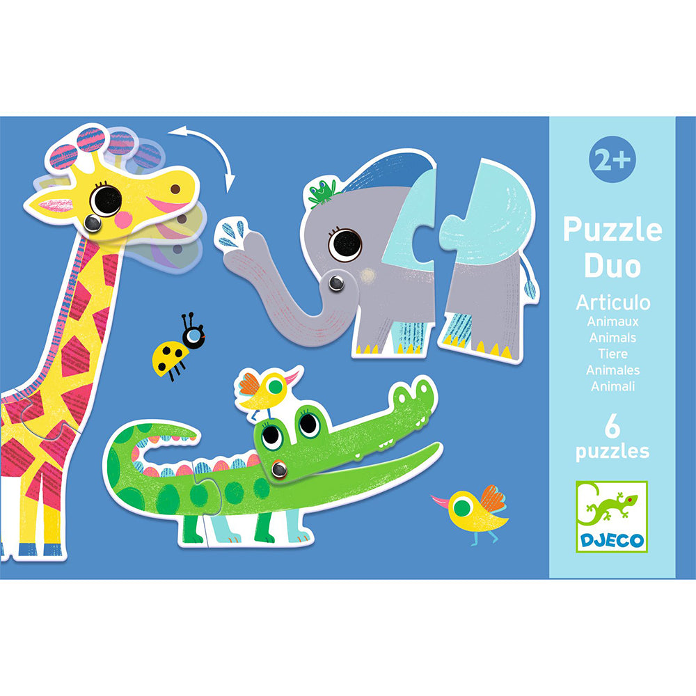 Djeco puzzle duo Articulo Animals