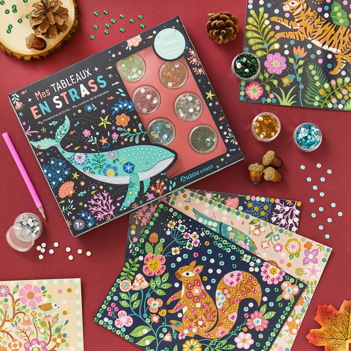 My DIY Creation - My Rhinestone Pictures, AUZOU