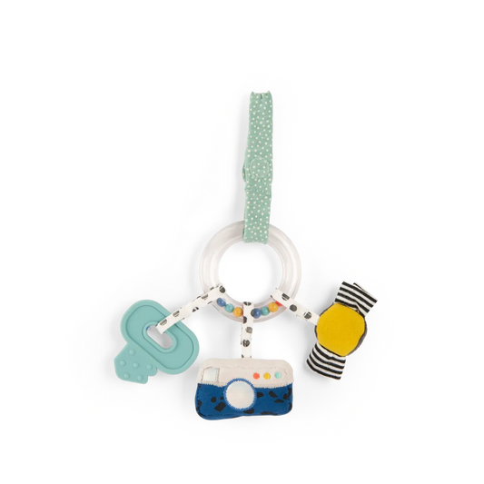 Игровое кольцо с прорезывателем для детей от 1 года: Puce & Pilou, Moulin Roty
