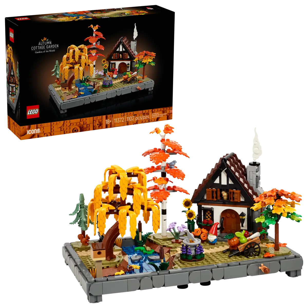 Autumn Cottage Garden 11372, Lego Icons