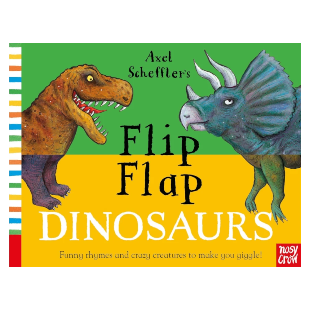 Axel Scheffler’s Flip Flap Dinosaurs, Board Book for Kids 2+, English Language