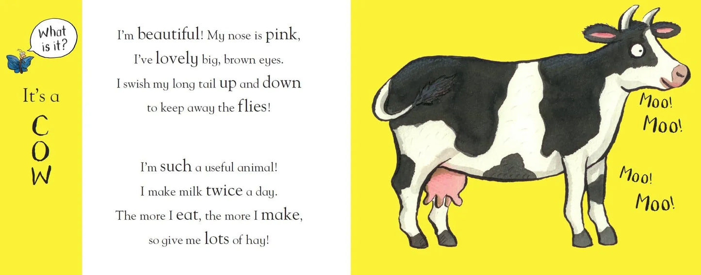 Το Flip Flap Farm του Axel Scheffler, βιβλίο από χαρτόνι για παιδιά 1+, Αγγλική Γλώσσα