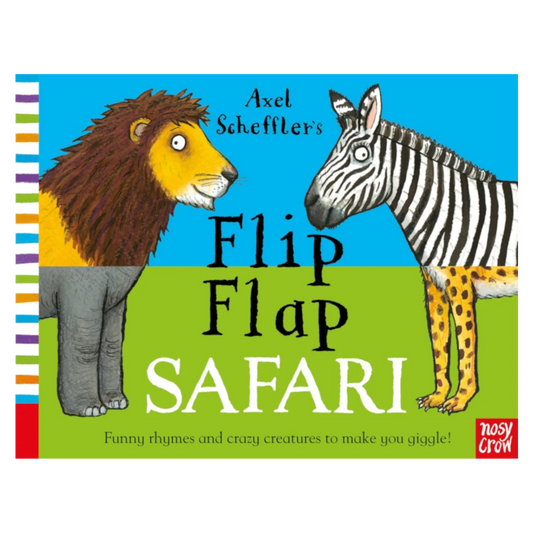 Axel Scheffler’s Flip Flap Safari, Board Book for Kids 2+, English Language