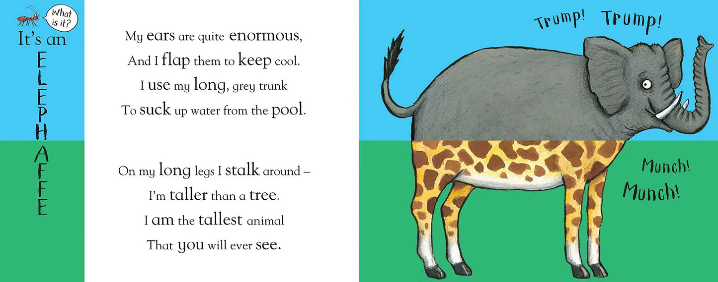 Axel Scheffler’s Flip Flap Safari, Board Book for Kids 2+, English Language