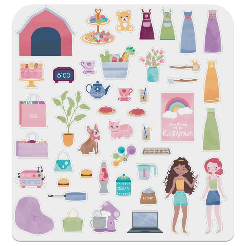 REUSABLE STICKER BOOK DREAM HOUSE