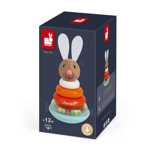 Janod Lapin Stackable Roly-Poly Rabbit