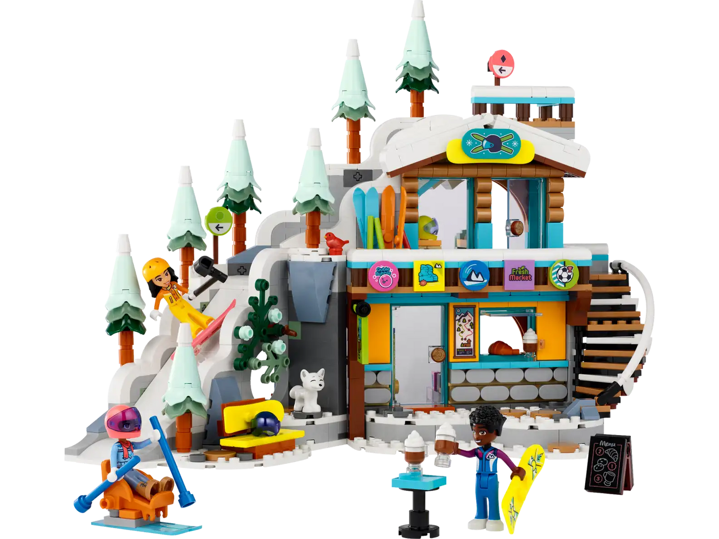 LEGO® Friends Holiday Ski Slope and Café 41756