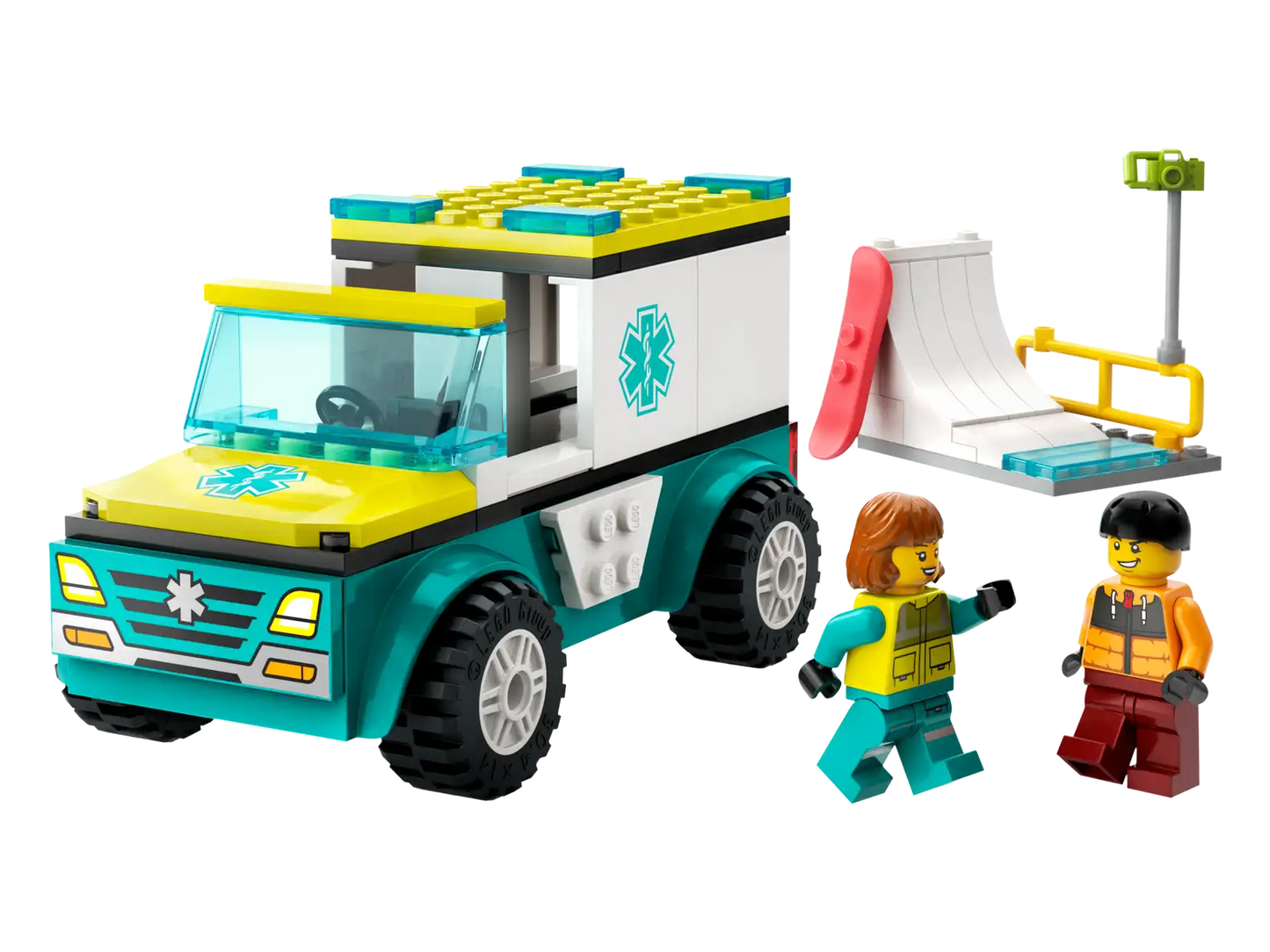 LEGO® City Emergency Ambulance and Snowboarder 60403