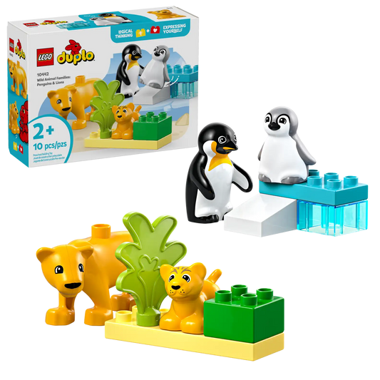 The Wild Animal Families: Penguins & Lions 10442, LEGO Duplo
