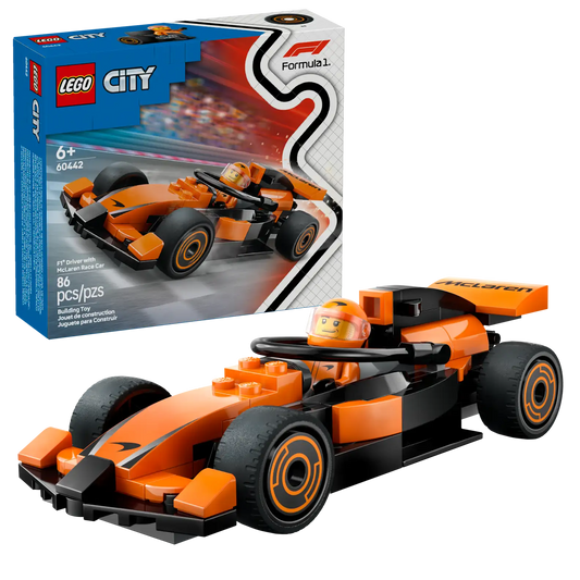 LEGO City F1 Driver McLaren Race Car 60442