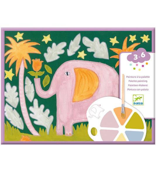 Djeco Palette painting. Wild ones