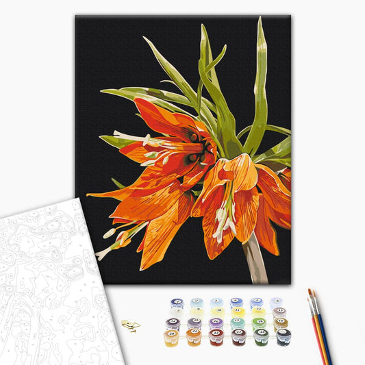 Fritillaria © Anastasiia Osmolovska   Paint by Numbers, Brushme