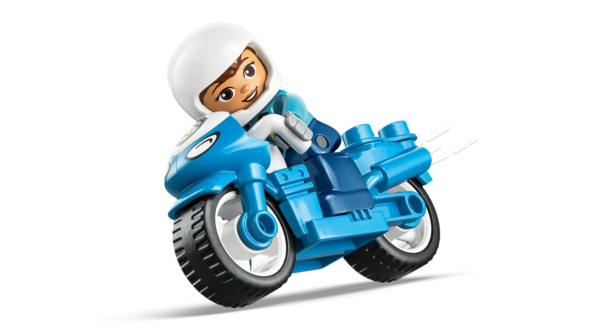 Blue Police Motorcycle 10471, Lego DUPLO