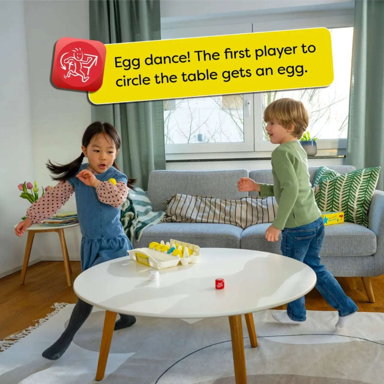 Board game: Dancing Eggs, Haba