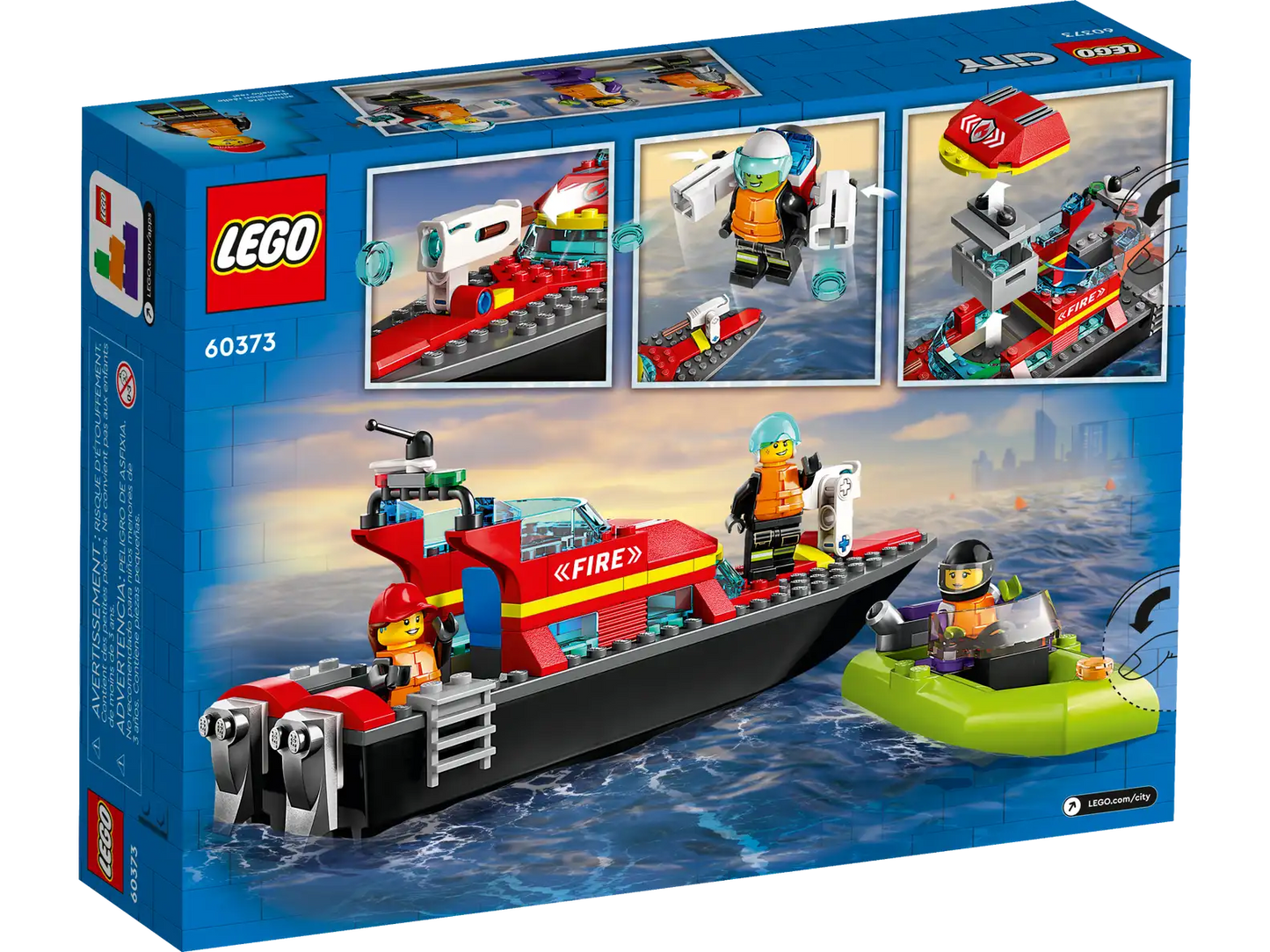 LEGO® City Fire Rescue Boat 60373