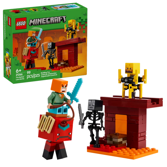 The Nether Lava Battle 21266, LEGO Minecraft