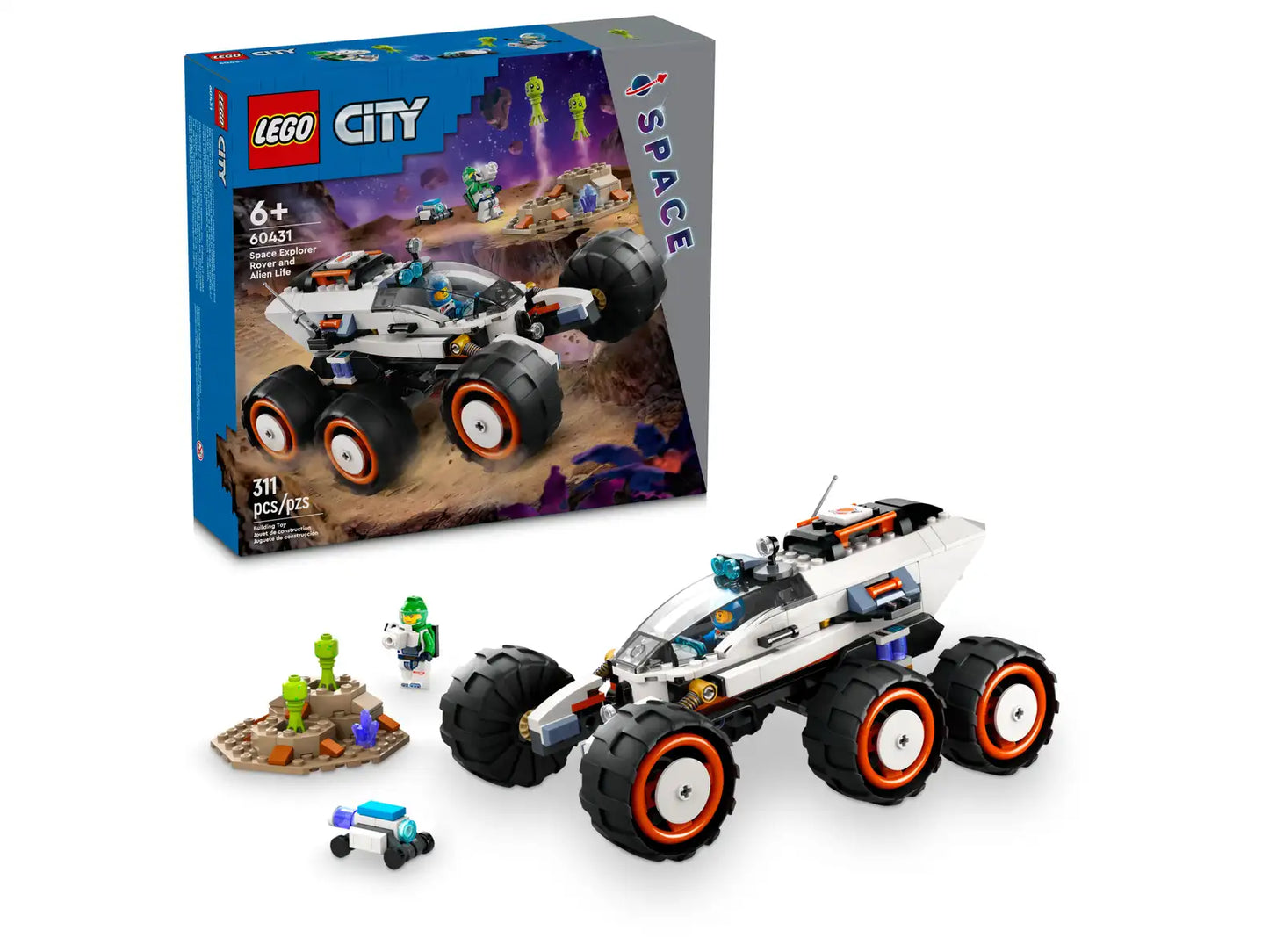 LEGO City Space Explorer Rover and Alien Life 60431