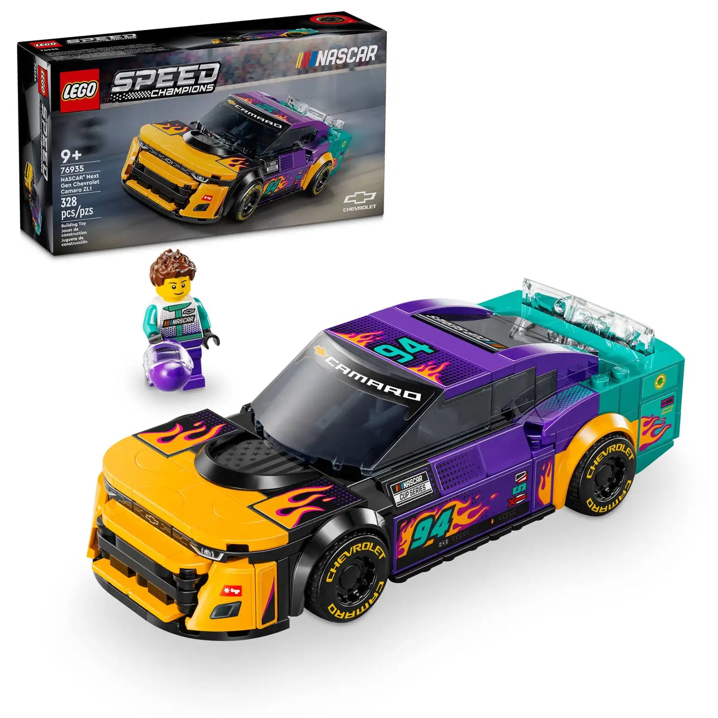 LEGO NASCAR Next Gen Chevrolet Camaro ZL1 76935