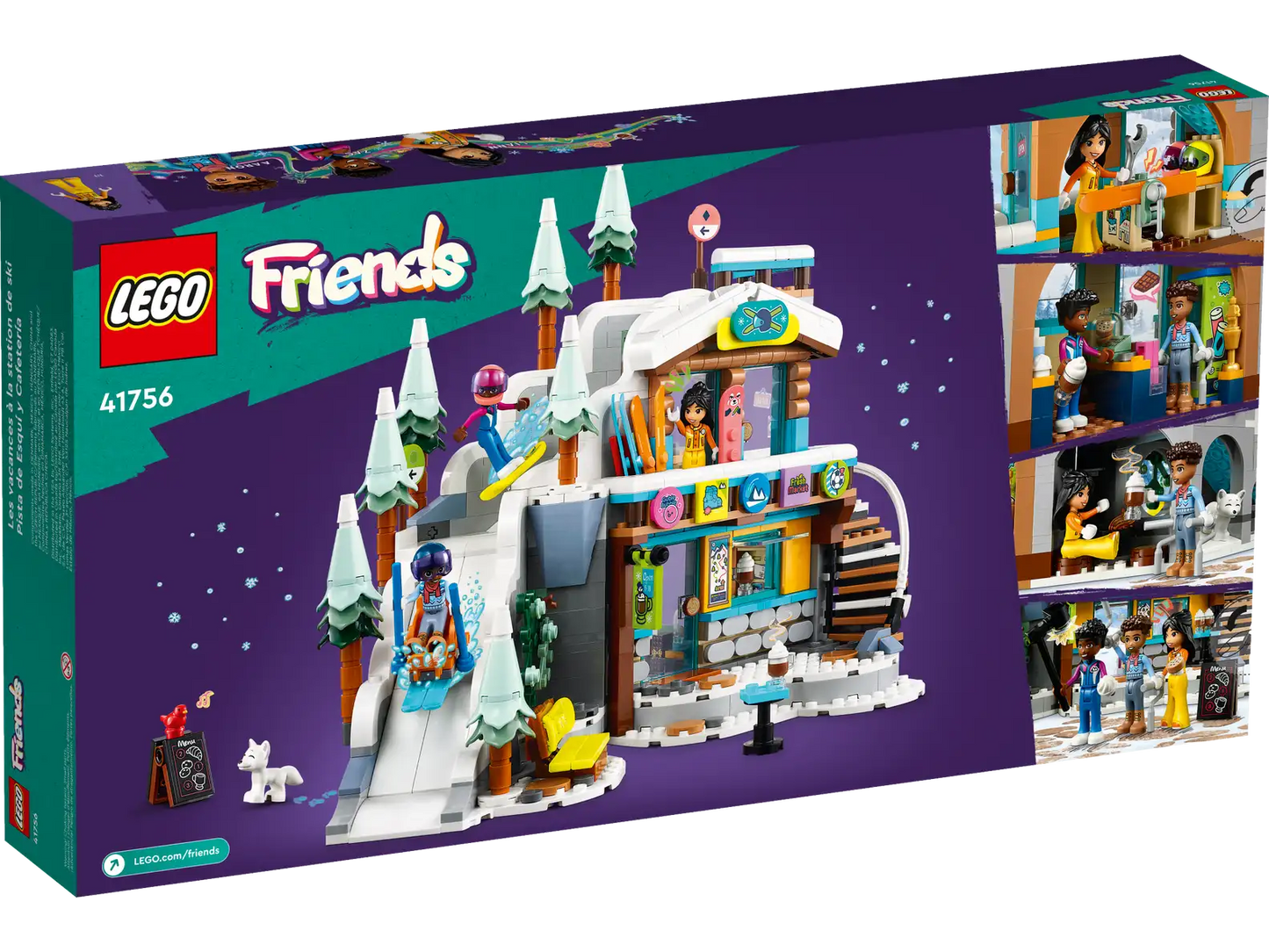 LEGO® Friends Holiday Ski Slope and Café 41756