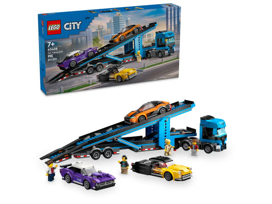 LEGO® City Car Transporter Truck with Sports Cars 60408