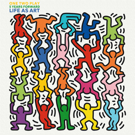 Acrobats II Keith Haring, One Two Play 5 years forward LIFE AS ART