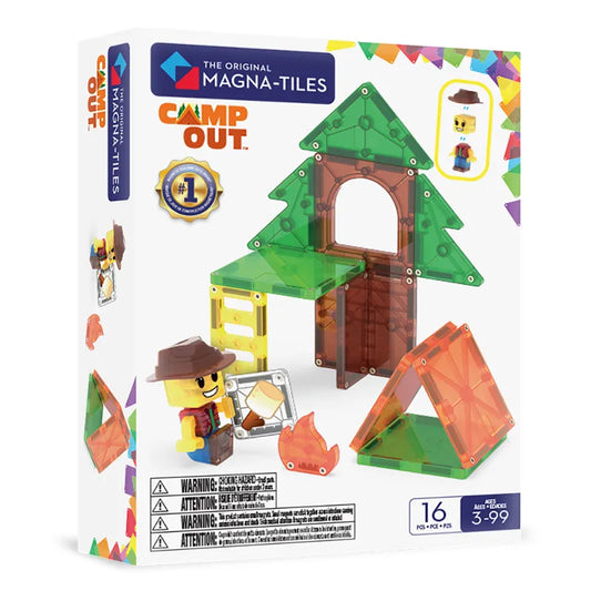 Magnetic Building Set 16-Piece: Camp Out, Magna-Tiles