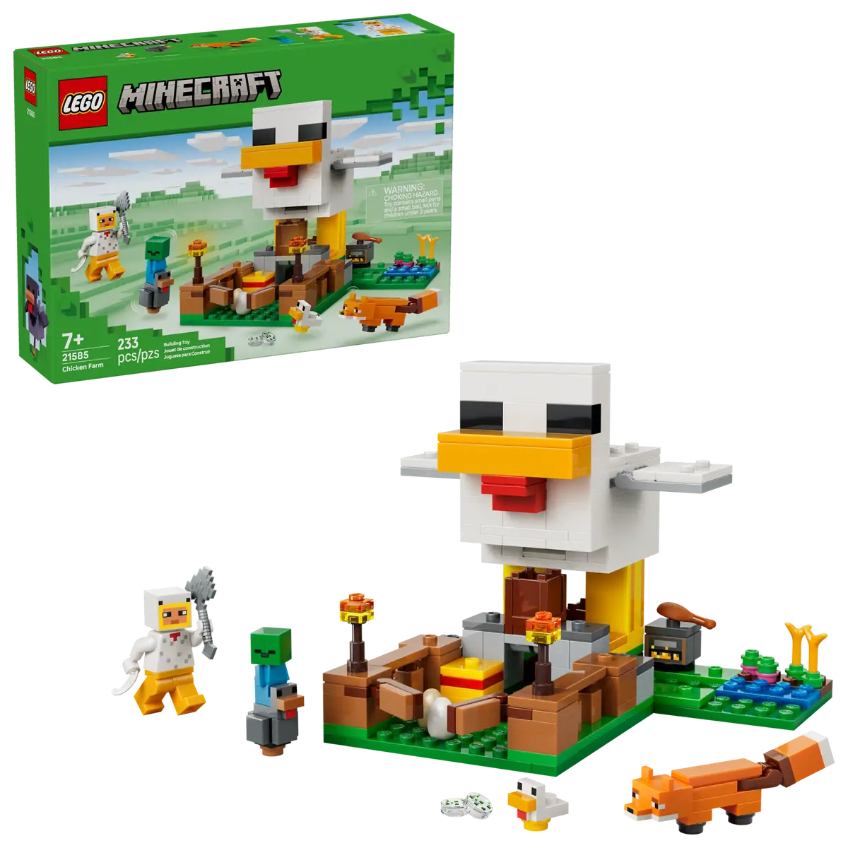 Chicken Farm 21585, Lego Minecraft