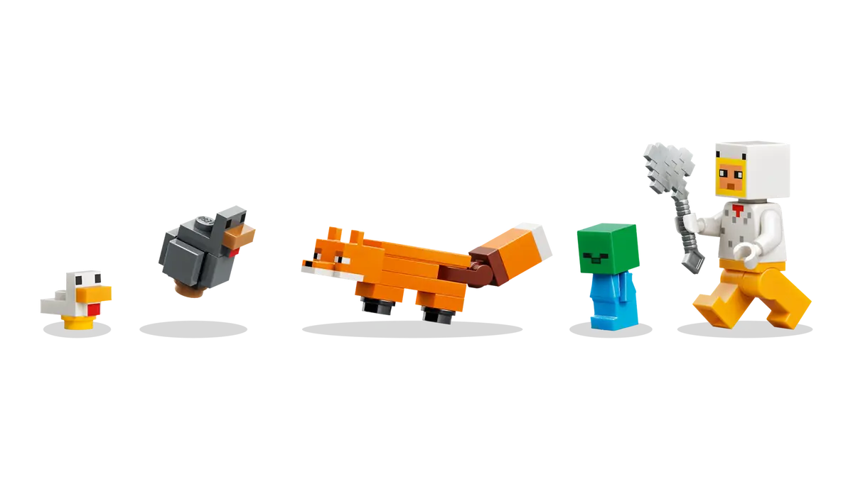 Chicken Farm 21585, Lego Minecraft