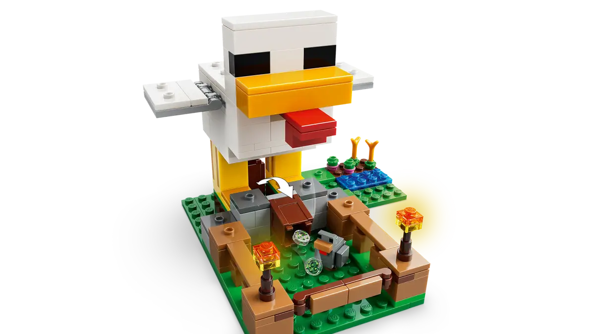 Chicken Farm 21585, Lego Minecraft