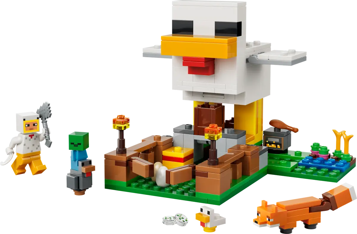 Chicken Farm 21585, Lego Minecraft