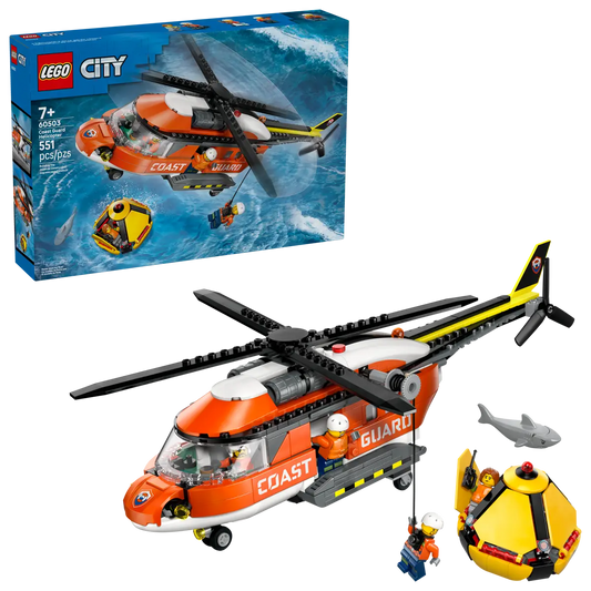 Coast Guard Helicopter 60503, Lego City