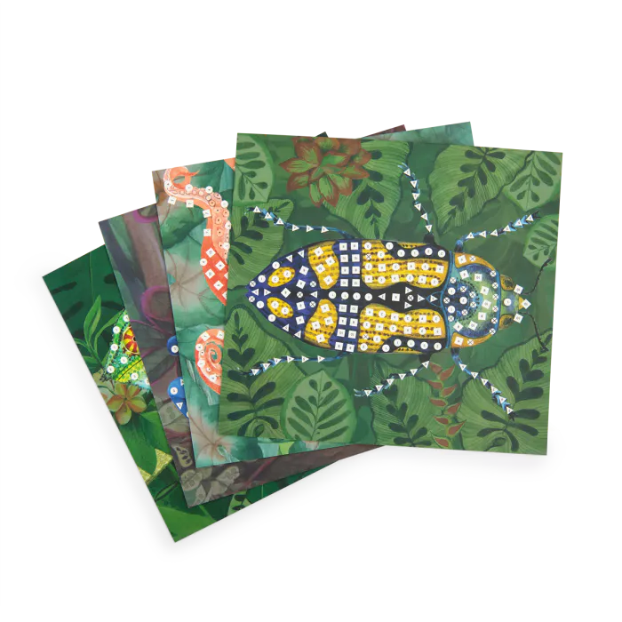 Mosaic craft kit: Tout autour du monde, Moulin Roty