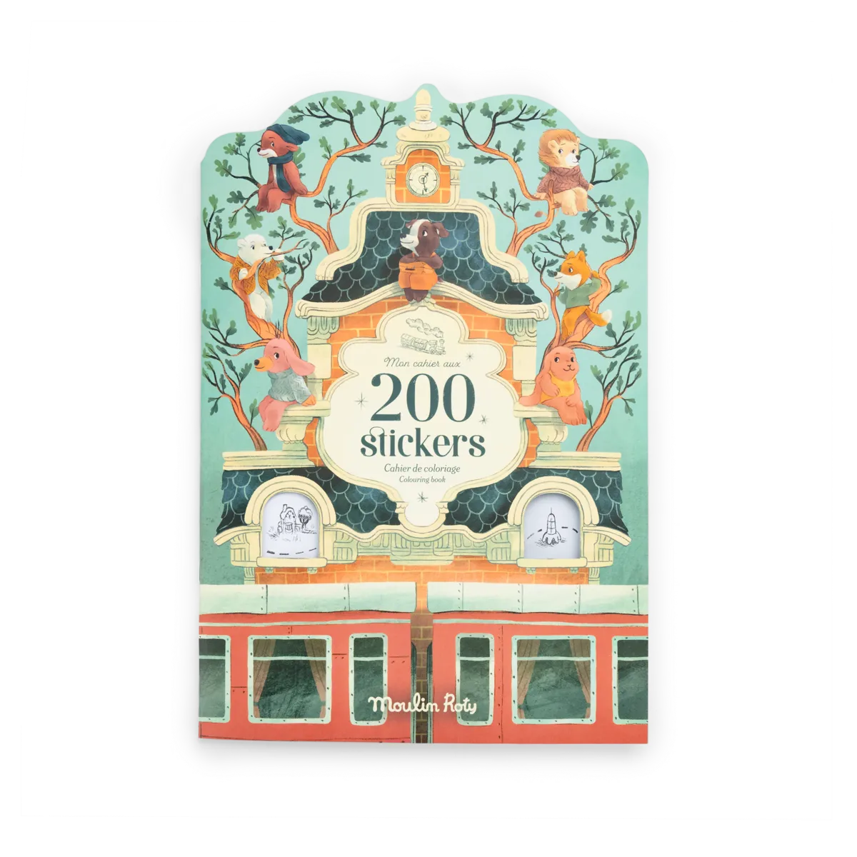 Colouring Book + 200 Stickers for 3+: La Bande à Jojo, Moulin Roty