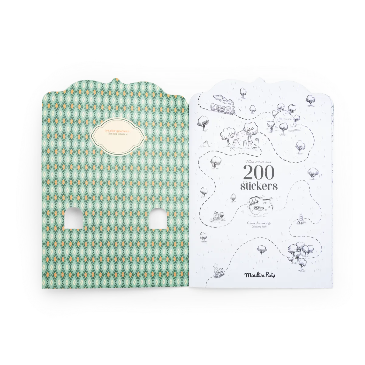 Colouring Book + 200 Stickers for 3+: La Bande à Jojo, Moulin Roty