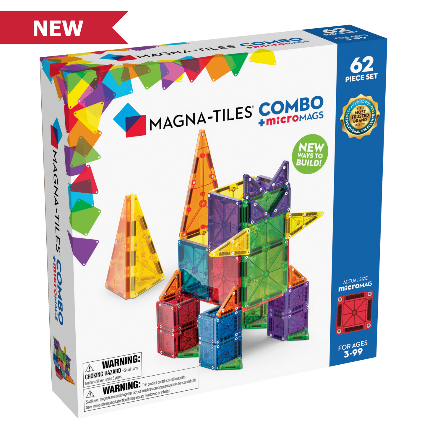 Combo 62-Piece Set Magna-tiles