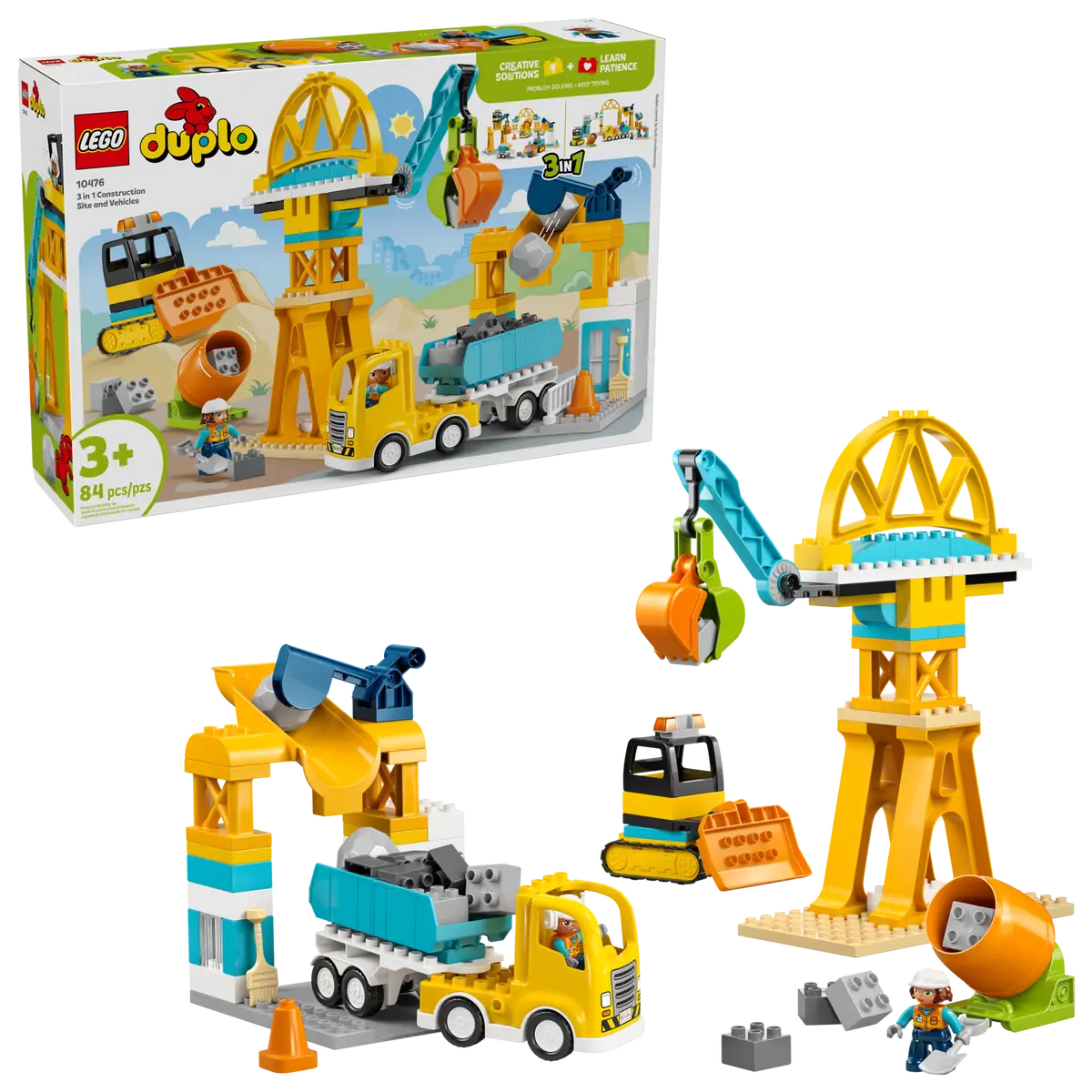 3 in 1 Construction Site and Vehicles 10476, Lego DUPLO