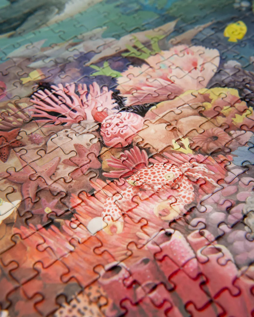 Coral Reef Puzzle 1000 pcs: Tout Autour du Monde, Moulin Roty